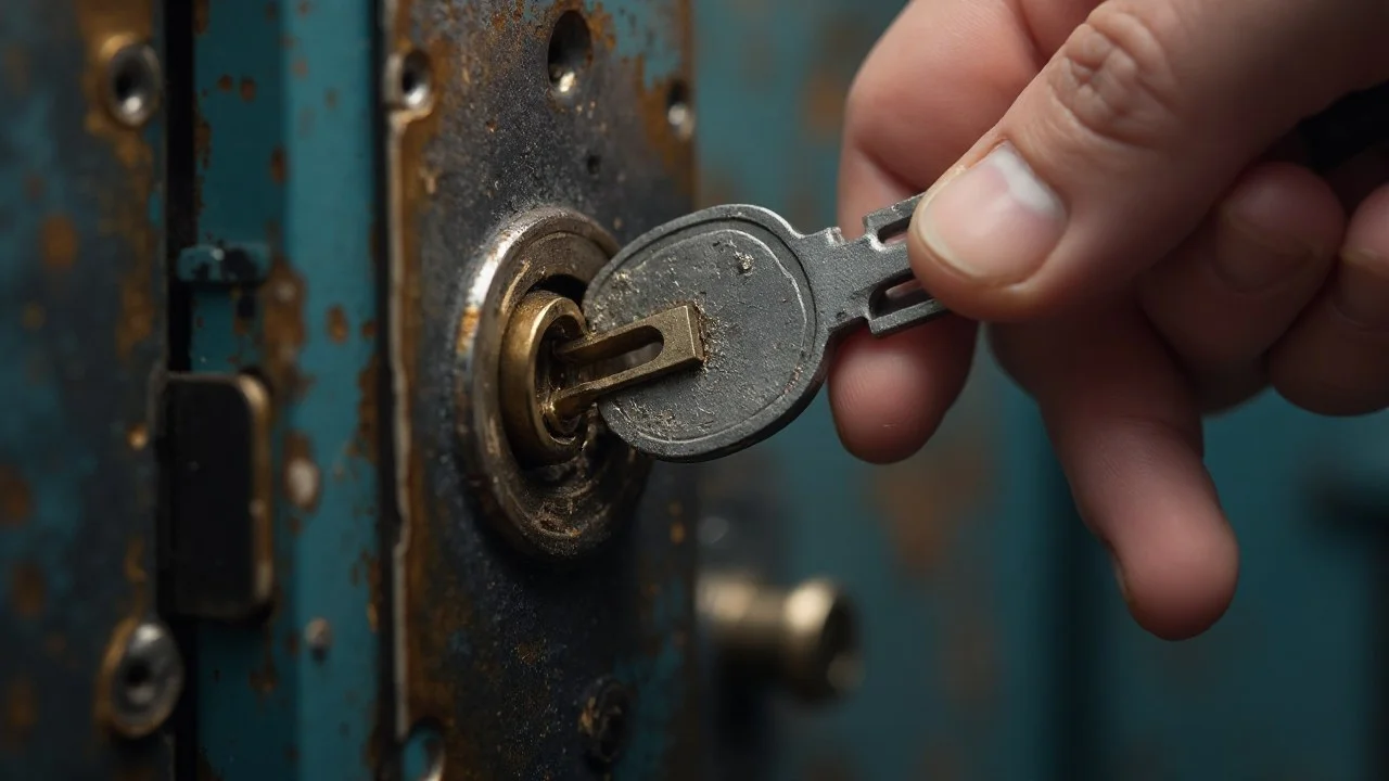 Schlüssel steckt von innen: Was tun bei blockiertem Schloss?