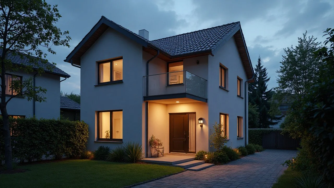 Modernes Wohnhaus in Deutschland – Schlüsseldienst Braun schützt Ihr Zuhause